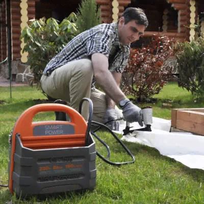 Универсальный безмасляный компрессор BERKUT SMART POWER SAC-180 (220V)-3