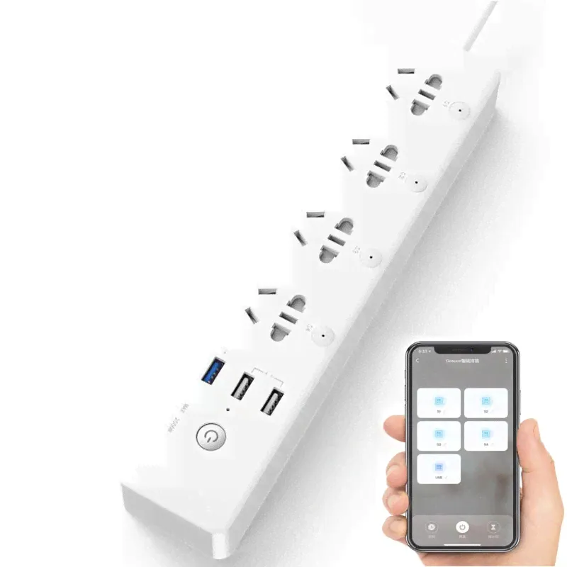 Mijia Gosund CP5 2500W WiFi Smart Power Strip Socket USB Charger With 4 * AC Outlets / 18W USB-A QC3.0 / 2 * USB-A Fast Charging CN/AU Plug Adapter Support Voice Control with Xiao Ai-0